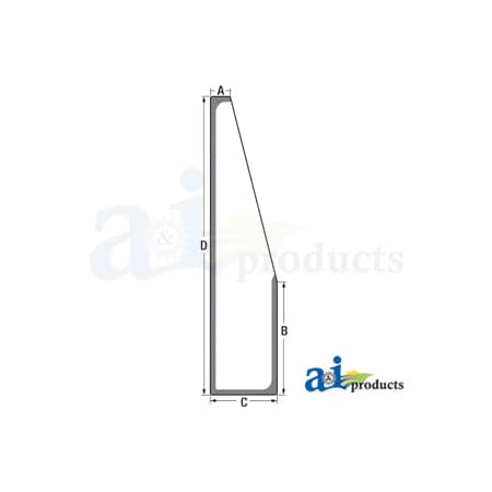 A & I Products Glass; LH Front 0" x0" x0" A-T182927